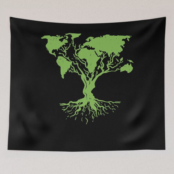 Item preview, World Map Tree Pro Environment Plant designed and sold by JudyMann8258.