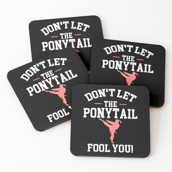 Item preview, Karate Girl - Dont Let The Ponytail Fool You Funny designed and sold by Mariaxjulio.