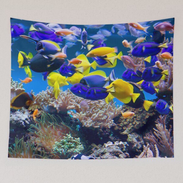 Item preview, Aquarium fish Pattern designed and sold by The Love Quill.
