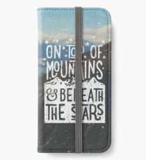 On Top Of Mountains iPhone Wallet/Case/Skin