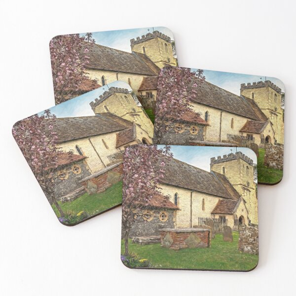 Item preview, The Village Church: a Digital Painting designed and sold by IanWL.