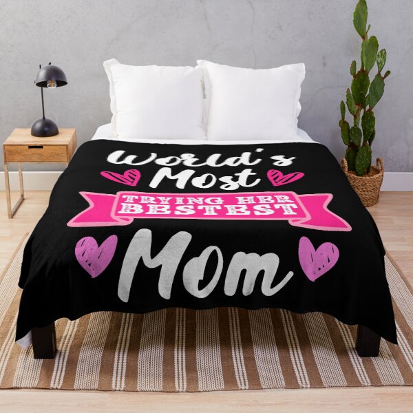 Item preview, World's Most Trying Her Bestest Mom Mother's Day Graphic designed and sold by GO SHIRT-TEE.