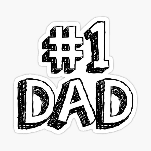 1 Dad Stickers Redbubble