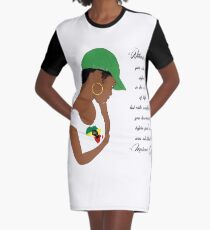 Confidence Graphic T-Shirt Dress