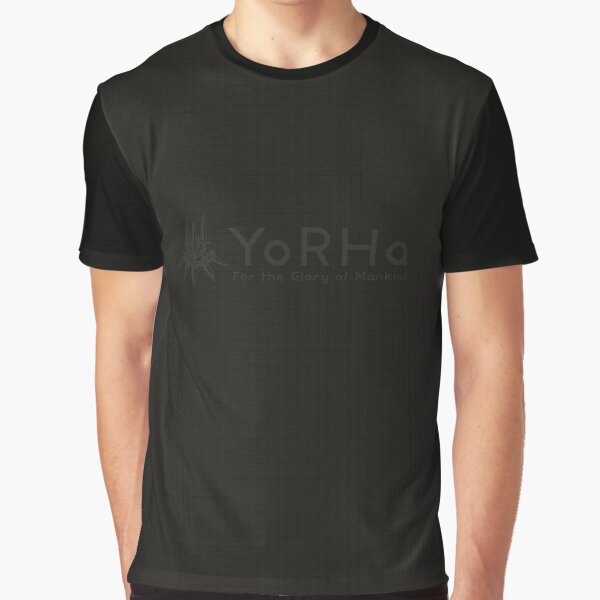 Vista previa del artículo con la obra «YoRHa - Pantalla de carga», diseñado y vendido por supanerd01.