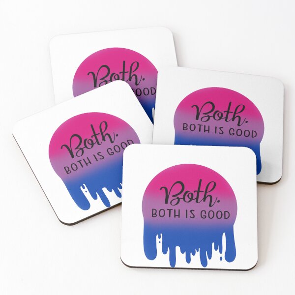 Item preview, Bisexual pride - Bi Pride - Both is good - bi flag sticker designed and sold by Megan Jamison.