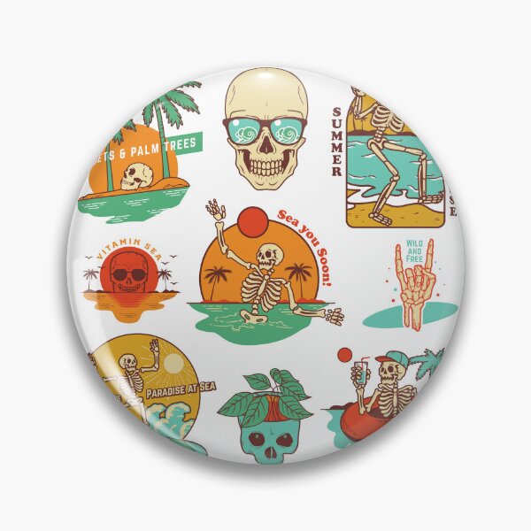 Item preview, Skull Wholesale Spooky Sticker Pack Collection designed and sold by PodiShawna.