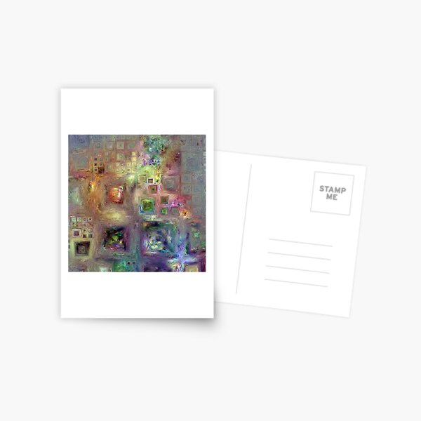 Crystalline Squares 8 Postcard
