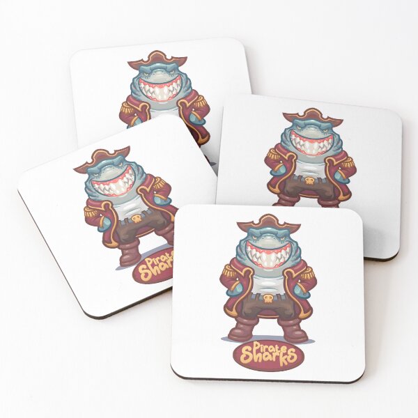 Item preview, Pirate Shark Print Design designed and sold by DegoPine  Art Studio.