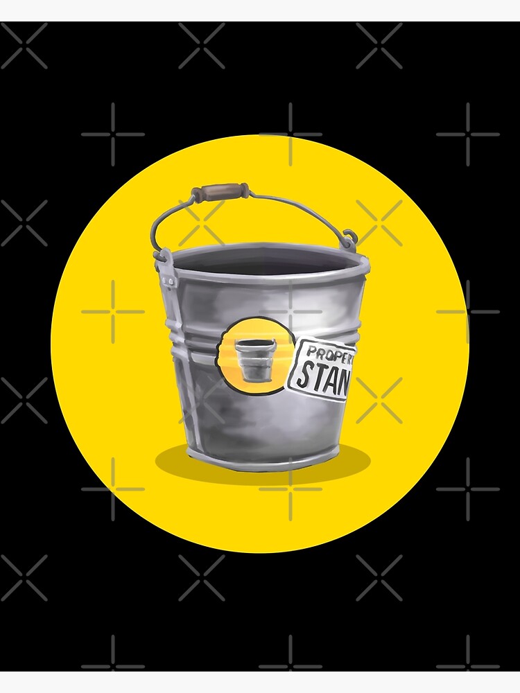 "the stanley parable is this a bucket for gamers" Poster by PsyDavid Redbubble