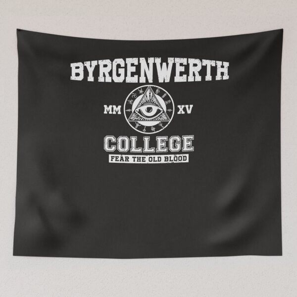 Item preview, Byrgenwerth College (White Text) designed and sold by kloocknxgrey.