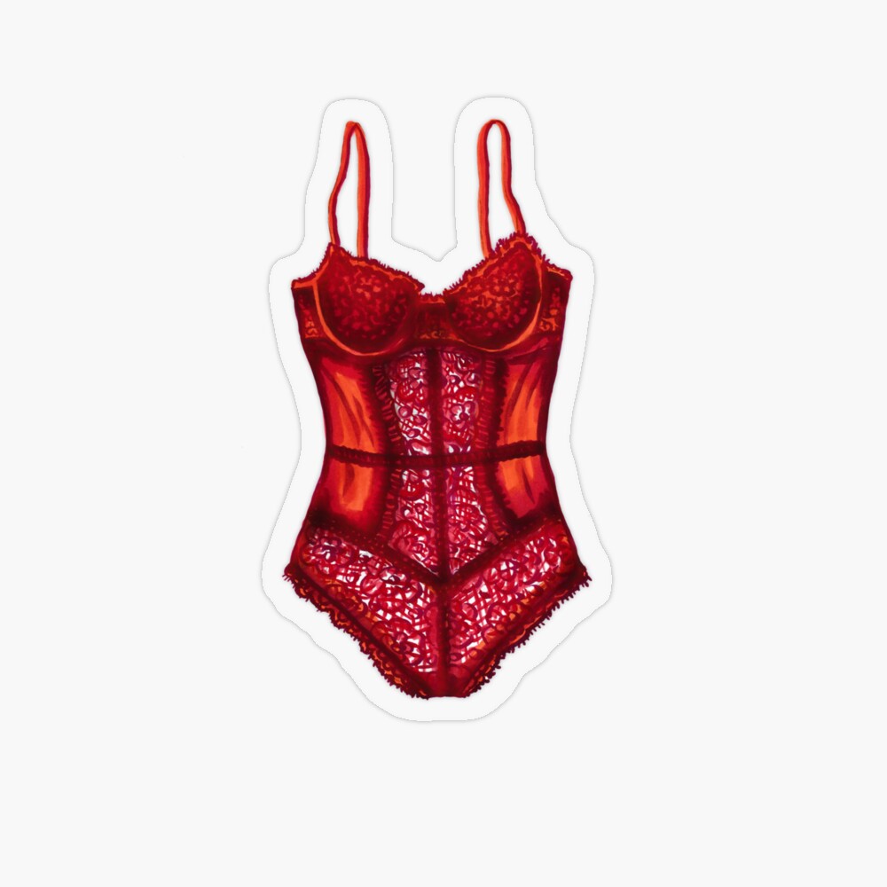 Red Lace Lingerie Poster for Sale by Svetlana Pelin