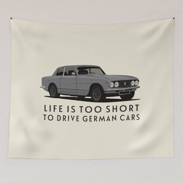 Item preview, Life is too short to drive German cars - Bristol 411 - gray designed and sold by knappidesign.