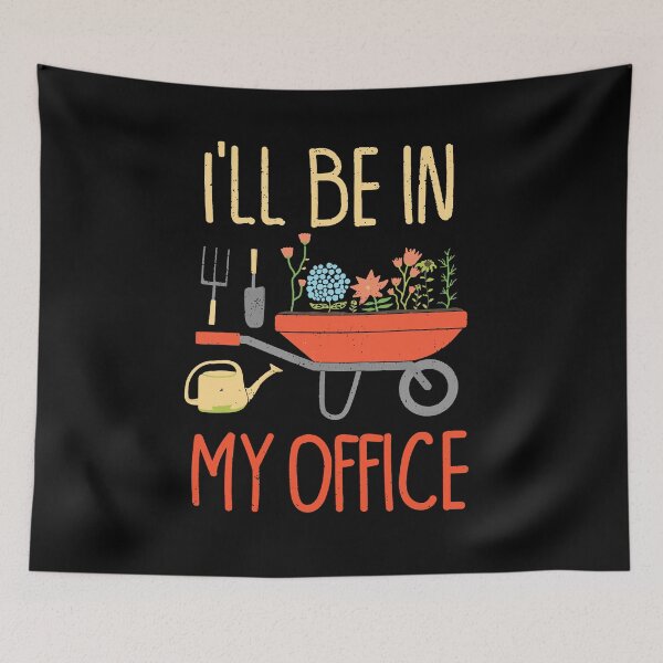 Item preview, Funny Distressed Gardening I'll Be In My Office Garden designed and sold by JoseMoody3031.