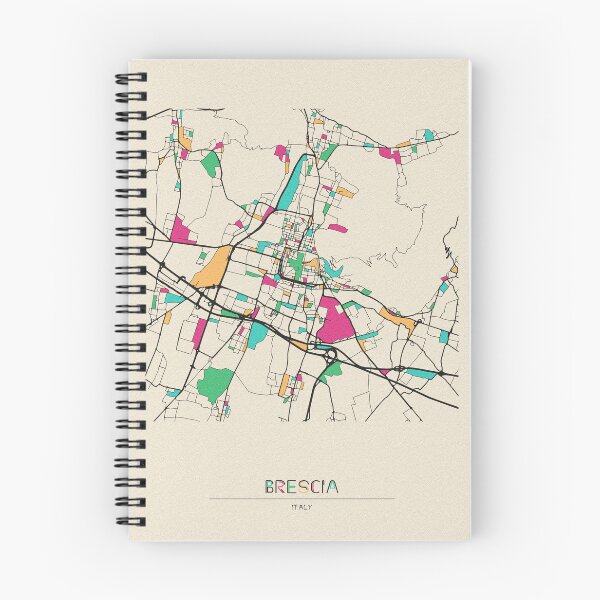 Item preview, Brescia, Italy Street Map designed and sold by A Deniz Akerman.