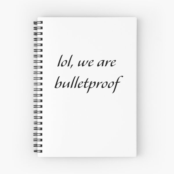 Item preview, lol we are bullet proof - bts proof designed and sold by designeyy.