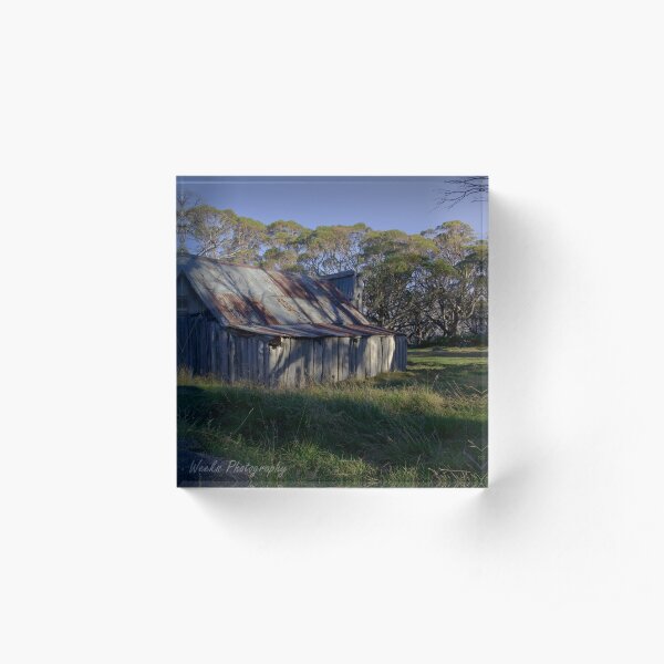 Wallace Hut Acrylic Block