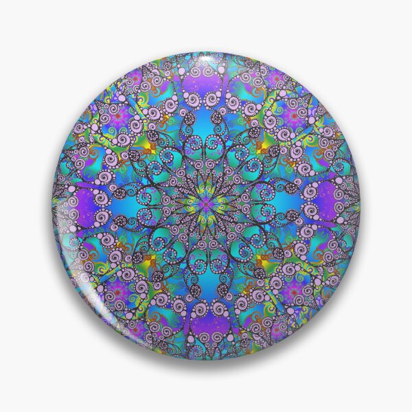 Artikelvorschau, Mandala fluorescent b entworfen und verkauft von pearlposition.