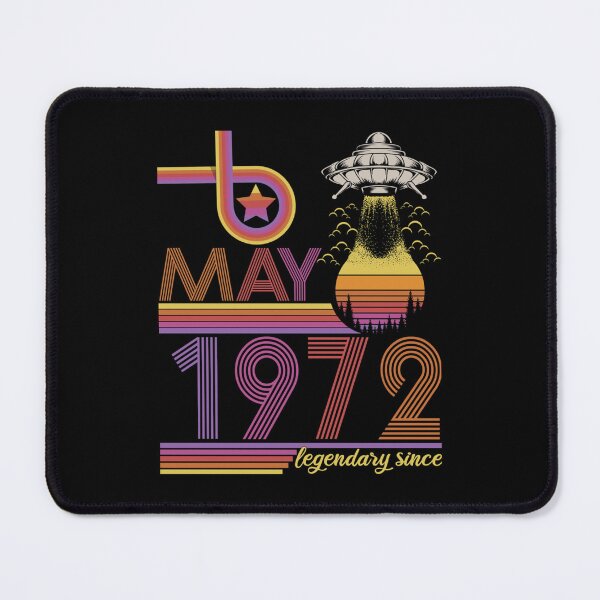 Item preview, legendary since May 1972 VINTAGE Space Funny Gift idea for Mom, Dad, Brother, Uncle, Aunt, Wife, Hus designed and sold by Arnaldo Towne.