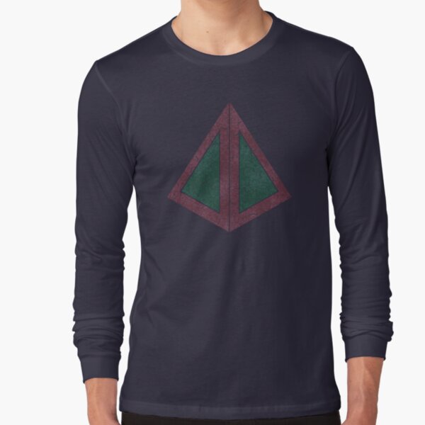 David's Shirt - Mirrored Triangles (LEGION) Long Sleeve T-Shirt