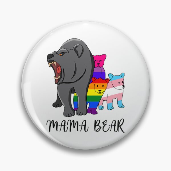 Item preview, Mama Bear Bisexual Transgender LGBTQ Pride Flags designed and sold by Arnaldo Towne.