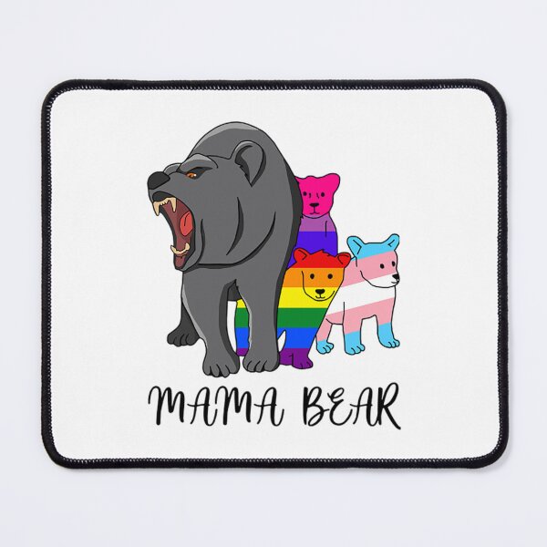 Item preview, Mama Bear Bisexual Transgender LGBTQ Pride Flags designed and sold by Arnaldo Towne.