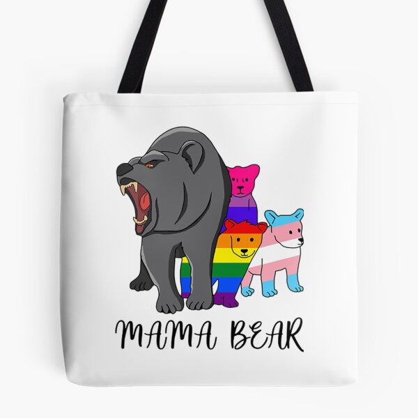 Item preview, Mama Bear Bisexual Transgender LGBTQ Pride Flags designed and sold by Arnaldo Towne.