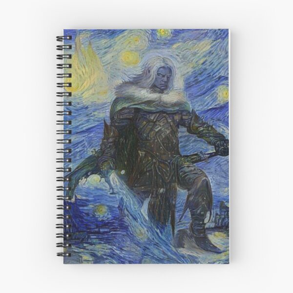 Item preview, Drizzt Do'Urden Forgotten Realms Starry Night designed and sold by weirdo97.