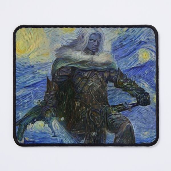 Item preview, Drizzt Do'Urden Forgotten Realms Starry Night designed and sold by weirdo97.