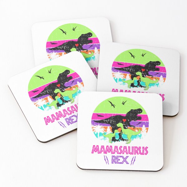 Item preview, Mamasaurus rex Dinosaur 2 Kids Retro Vintage designed and sold by Arnaldo Towne.