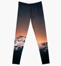 Star Mountain Milky Way Night Leggings