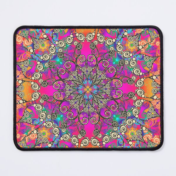 Artikelvorschau, Mandala fluorescent orange 2 entworfen und verkauft von pearlposition.