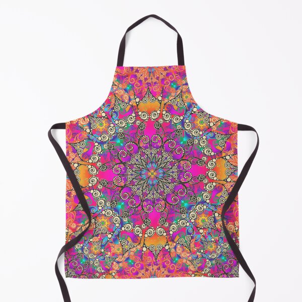 Artikelvorschau, Mandala fluorescent orange 2 entworfen und verkauft von pearlposition.