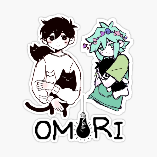 Download Omori Pfp With Stickers Wallpaper