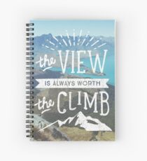 WORTH THE CLIMB Spiral Notebook