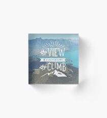 WORTH THE CLIMB Acrylic Block