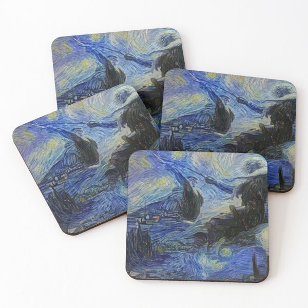 Item preview, Drizzt Do'Urden vs Artemis Entreri Forgotten Realms Starry Night designed and sold by weirdo97.