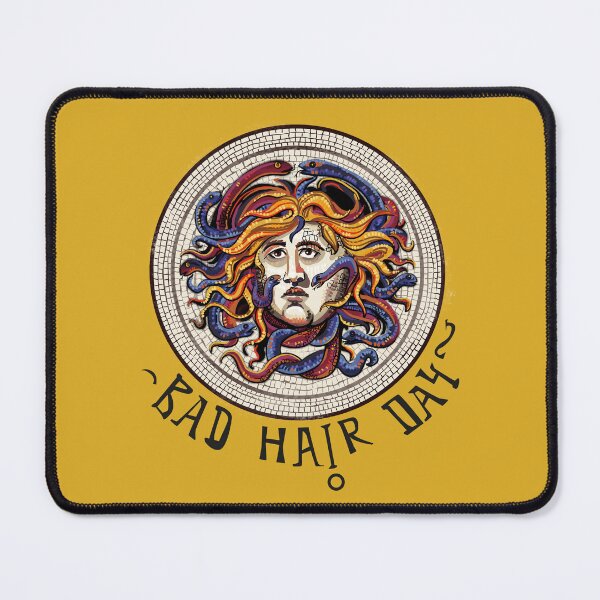 Item preview, Bad hair day, Byzantine mosaic inspired, original art  designed and sold by SleepyMarten.