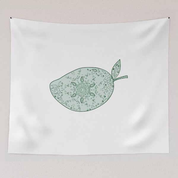 Item preview, Green Mango Fruit Mandala designed and sold by patrimonio.