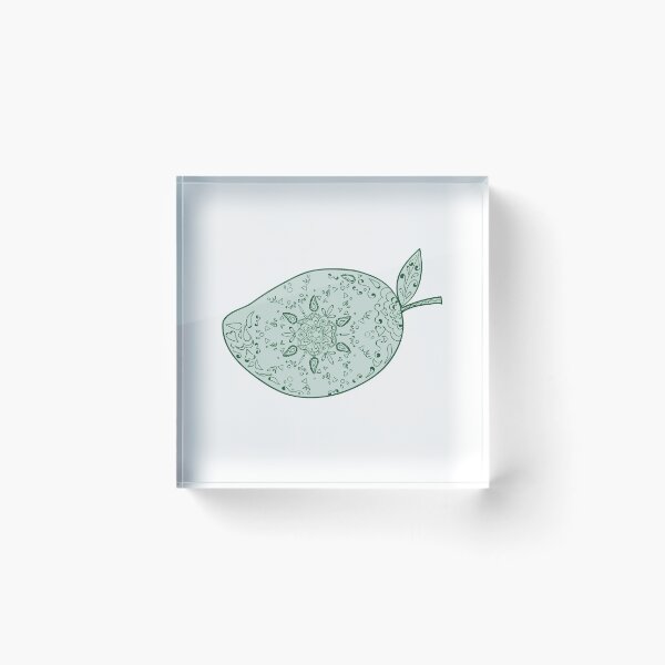Item preview, Green Mango Fruit Mandala designed and sold by patrimonio.