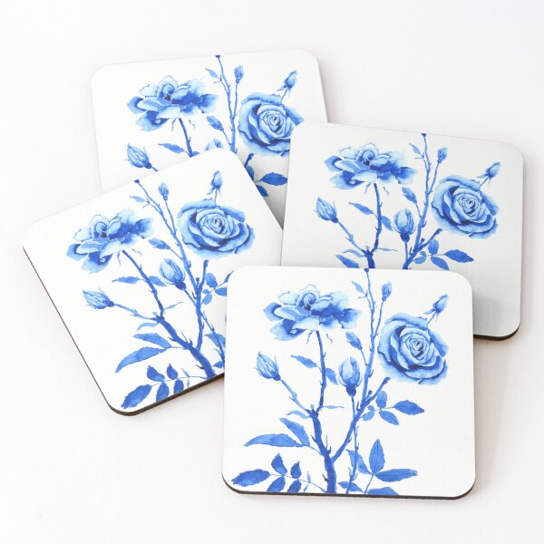 Item preview, blue rose designed and sold by ColorandColor.