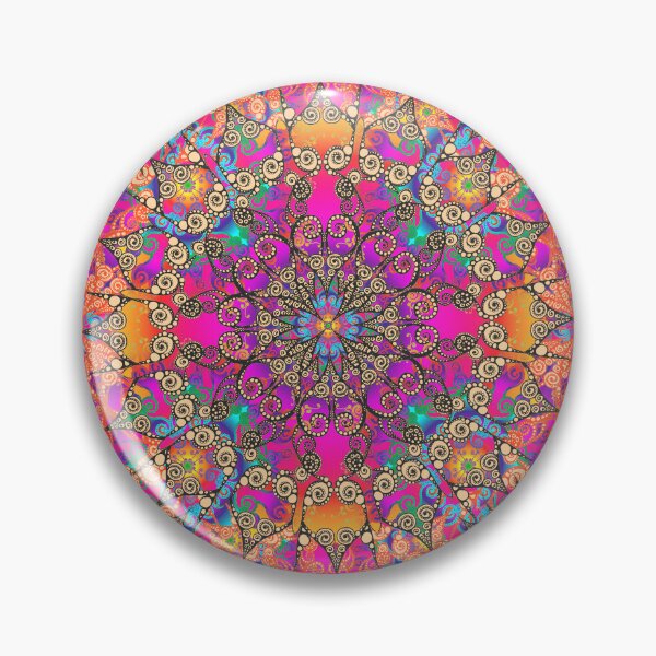 Artikelvorschau, Mandala fluorescent all orange entworfen und verkauft von pearlposition.