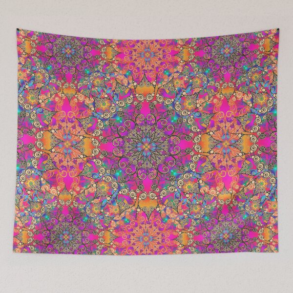 Item preview, Mandala fluorescent all orange designed and sold by pearlposition.