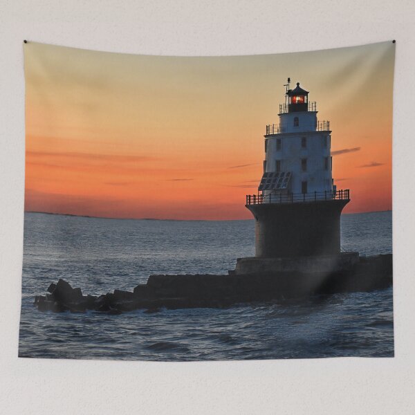 Item preview, Cape May Ferry Lighthouse Sunset designed and sold by LeslieMac713.