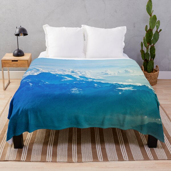 Item preview, Mountains Aerial View Blue Sky Clouds designed and sold by TravelDream.