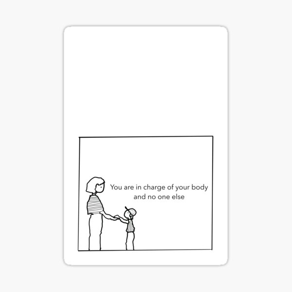 "YOU ARE IN CHARGE" Sticker by skreindler Redbubble