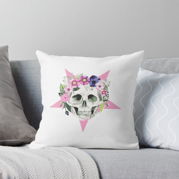 Item preview, Halloween Painted Skull Wholesale Tattoo designed and sold by PodiShawna.