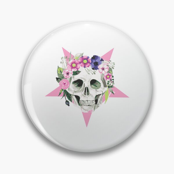 Item preview, Halloween Painted Skull Wholesale Tattoo designed and sold by PodiShawna.