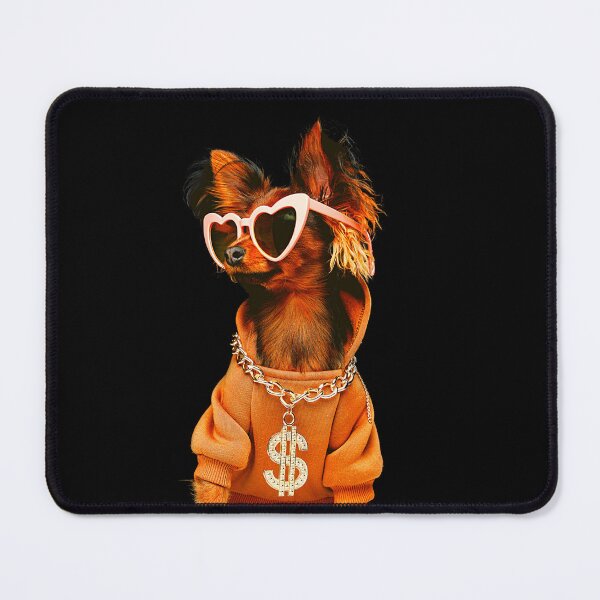 Item preview, Funny DJ Affenhuahua Dog As A Rapper For Pop Music Lover And Musical Cat Lover designed and sold by Funwithmusic.