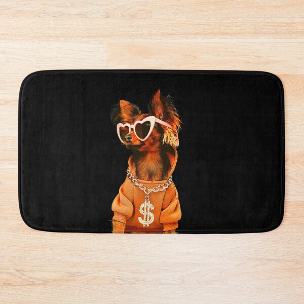 Item preview, Funny DJ Affenhuahua Dog As A Rapper For Pop Music Lover And Musical Cat Lover designed and sold by Funwithmusic.